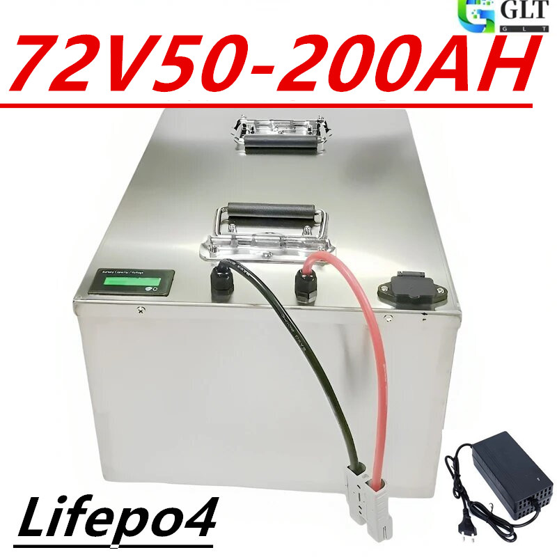 72V 60Ah Lifepo4 Battery Pack - Bateria Lifepo4 72V 50Ah/100Ah/120Ah/150Ah/200Ah com BMS