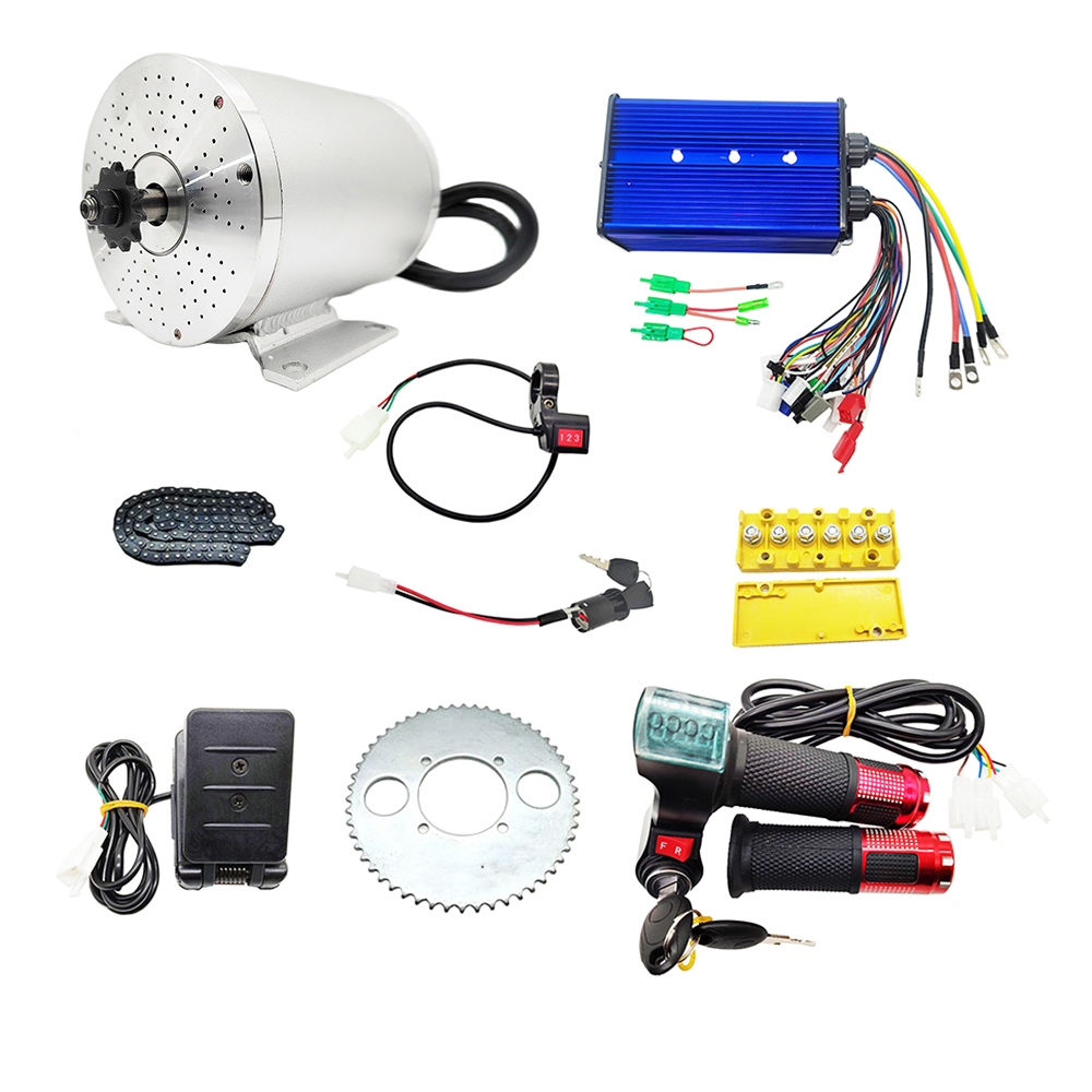 Kit de Motor Elétrico DC Sem E - Mid Drive Motor Kit 72V 3000W avaliação e preço